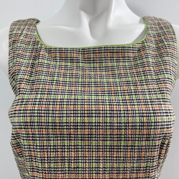 Rabbit Rabbit Rabbit 90s Plaid Mini Dress Sz 10P - Picture 4 of 12